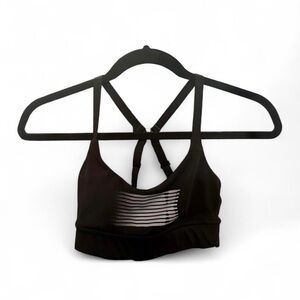 Savage X Fenty black racerback sports bra
